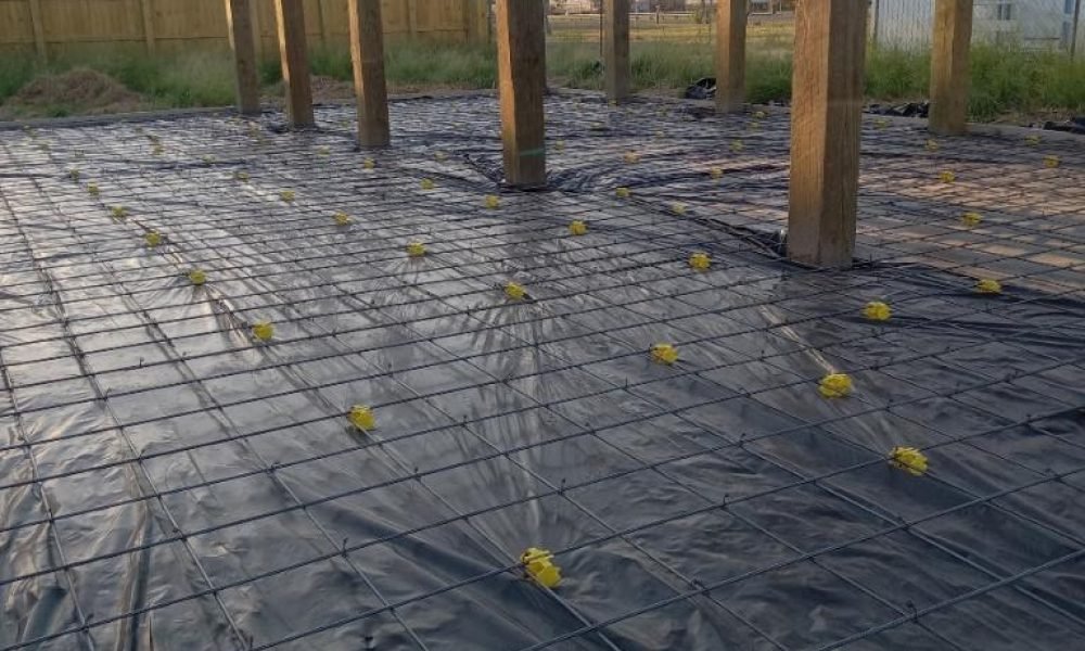 •Concrete Foundation•